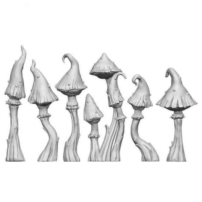 Zestaw wydruk żywiczny Goblin Mushrooms XL
