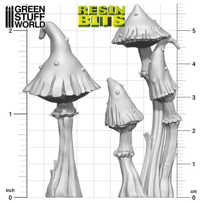 Zestaw wydruk żywiczny Goblin Mushrooms XL