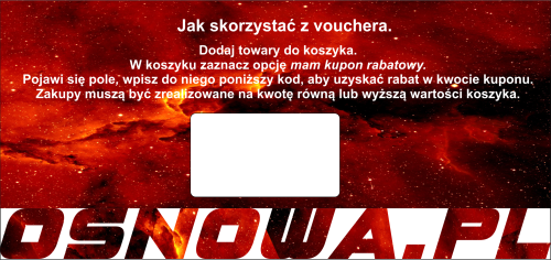 Voucher upominkowy o wartości 300 zł