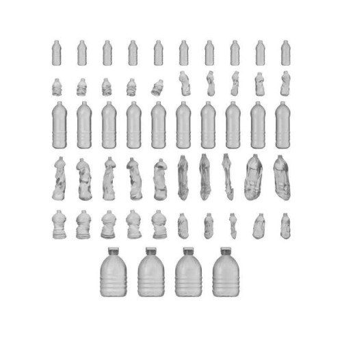 3D printed set - Water Bottles