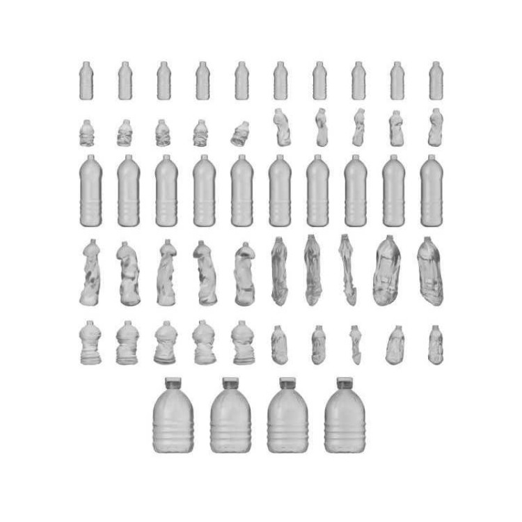 3D printed set - Water Bottles
