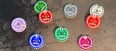 Trackers Counters, Range 0-9, Size 20mm, Random Co
