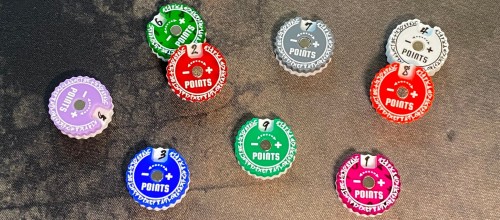 Trackers Counters, Range 0-9, Size 20mm, Random Co