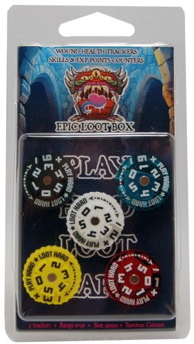 Trackers Counters, Range 0-59, Size 25mm, Random C