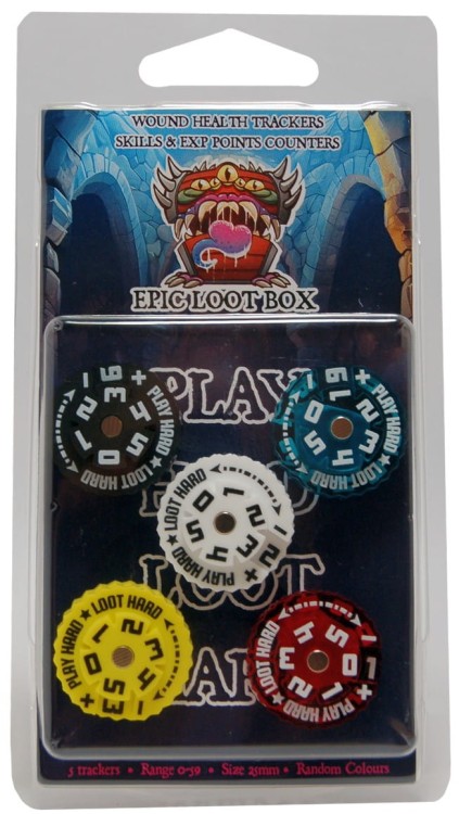 Trackers Counters, Range 0-59, Size 25mm, Random C