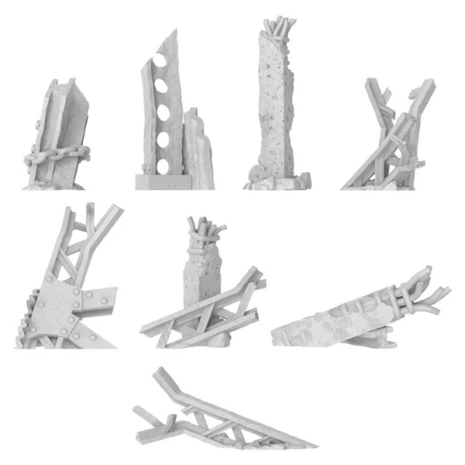 3d wydruki Industrial Metal Beams