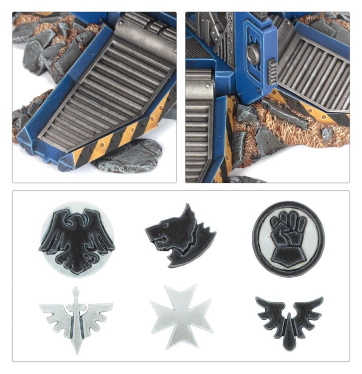 Space  Marines Drop Pods