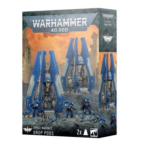 Space  Marines Drop Pods