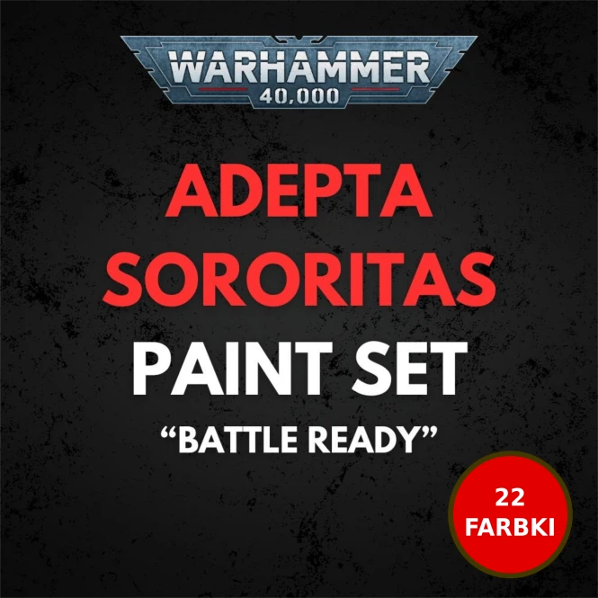 Adepta Sororitas Battle Ready Paint Set