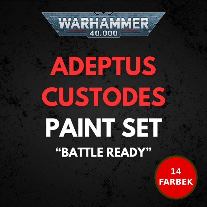 Adeptus Custodes Battle Ready Paint Set