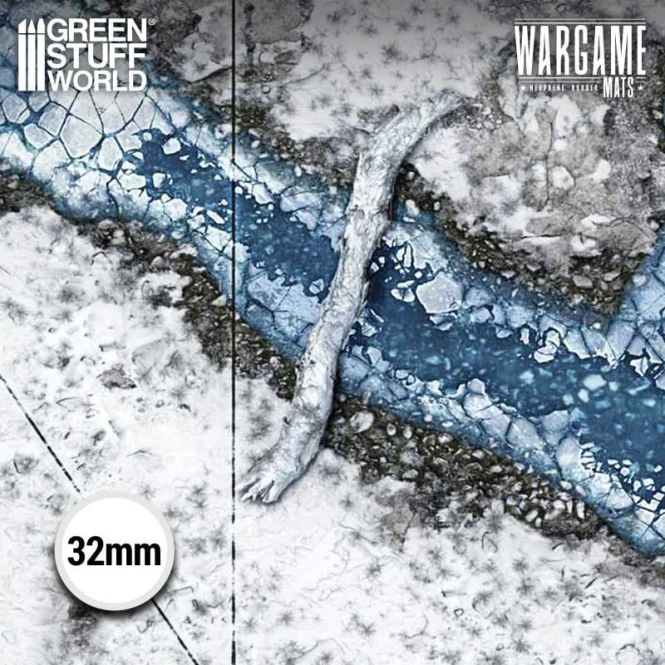 Neoprene Mat 44x60" Blizzard Hollows with deployme