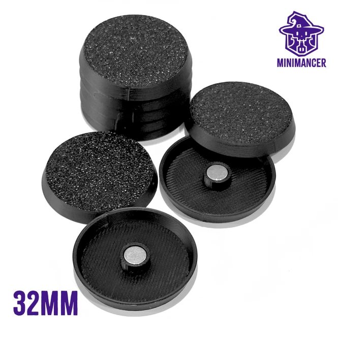 Podstawka okrągła  z Magnesem 32mm 20 szt.