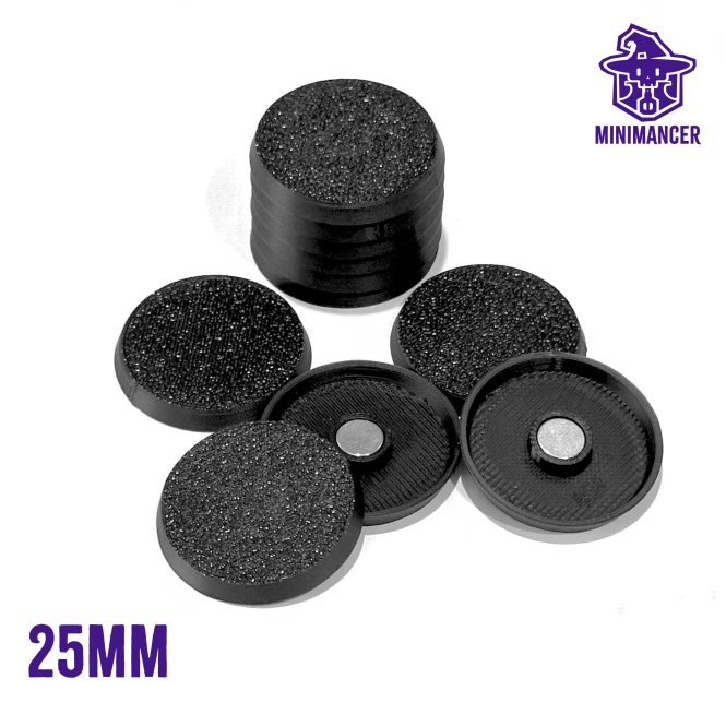 Podstawka okrągła  z Magnesem 25mm 20 szt.