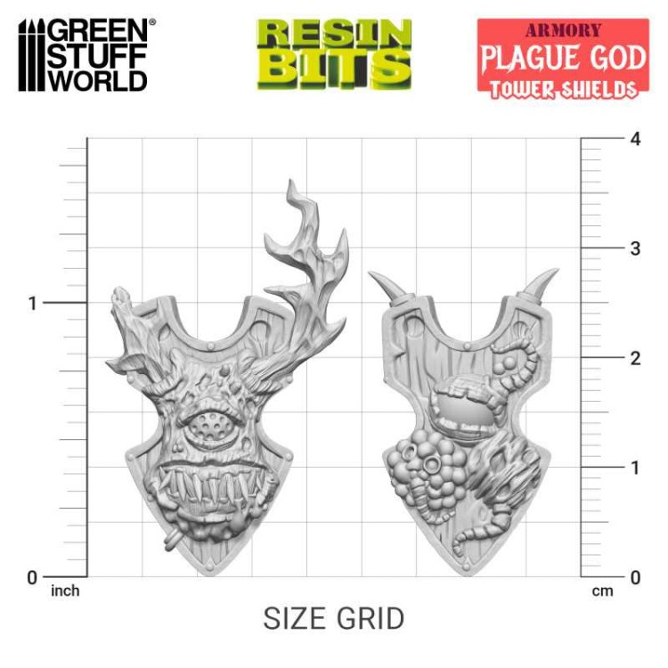 Plague God Tower Shields 1:48