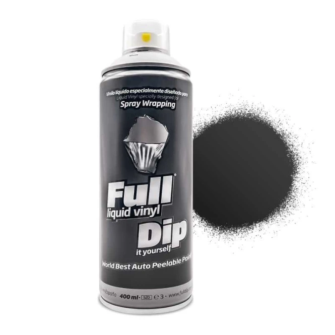 Black Full Dip Liquid Vinyl Spray 400ml