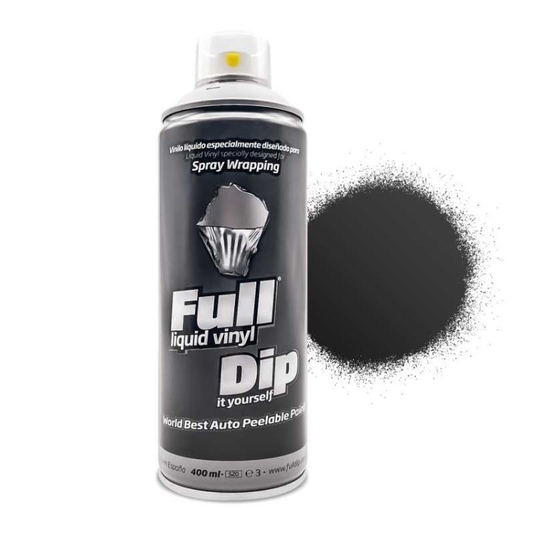 Black Full Dip Liquid Vinyl Spray 400ml