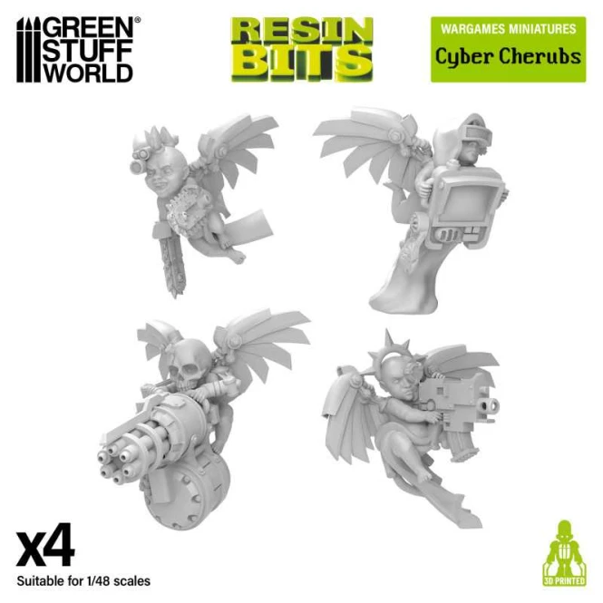 Cherubs 40k - Cyber Cherubs Servitors 1:48