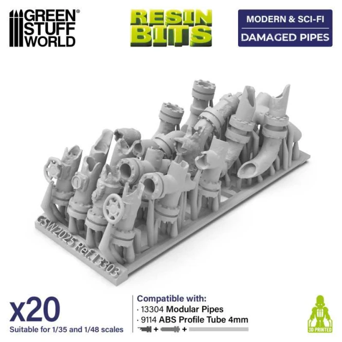 Damaged Pipes 1:48-1:35