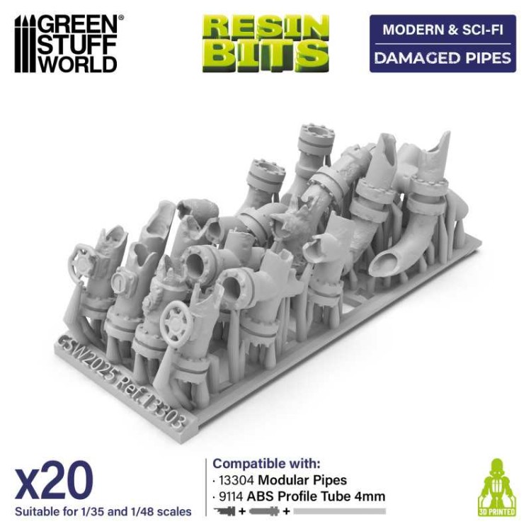 Damaged Pipes 1:48-1:35
