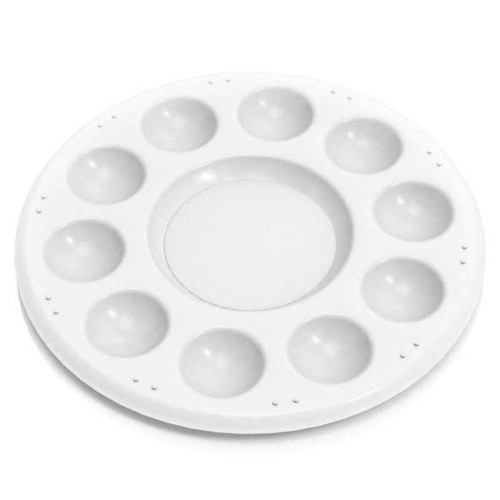 Plastic Round Mixing Palette