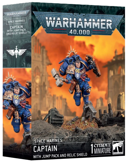 Captain With Jump Pack & Relic Shield
