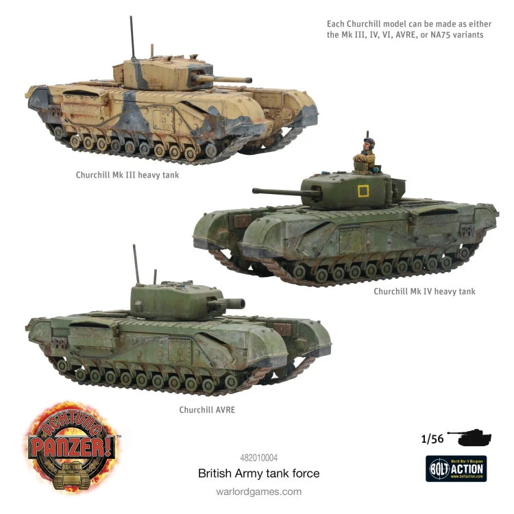 Achtung Panzer! British Army tank force