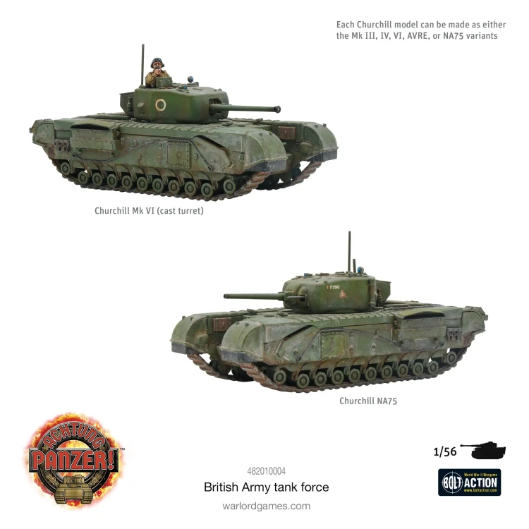 Achtung Panzer! British Army tank force
