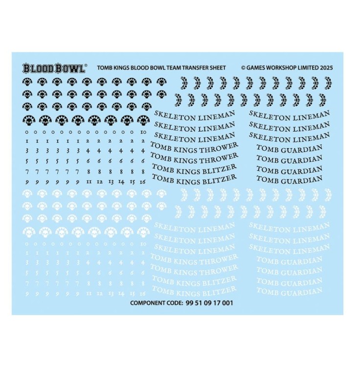 Tomb Kings Blood Bowl Team: The Nehekhara Nightmar