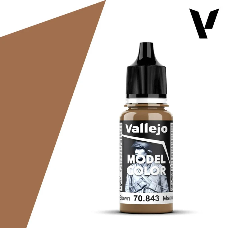 VALLEJO 70843 Model Color 014 - Cork Brown - 18 ml