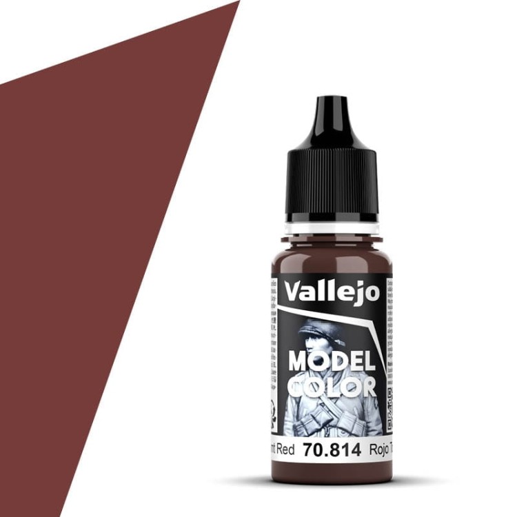 VALLEJO 70814 Model Color 163 - Burnt Red - 18 ml