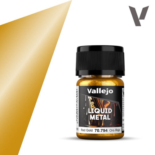 VALLEJO 70794 Liquid Metal Red Gold - 35 ml