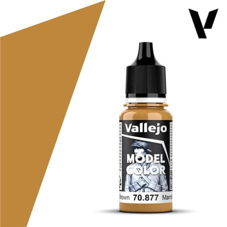 VALLEJO 70877 Model Color 158 - Gold Brown - 18 ml