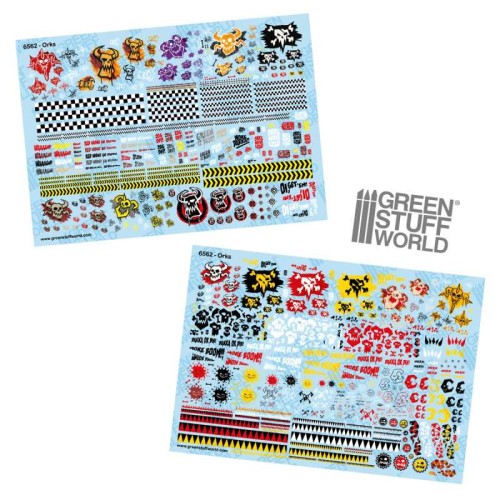 Decal sheets - Orks / Orcos