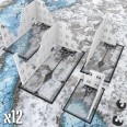 Skull Glasspack Footprints Wh40k compatible
