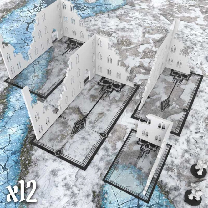 Skull Glasspack Footprints Wh40k compatible