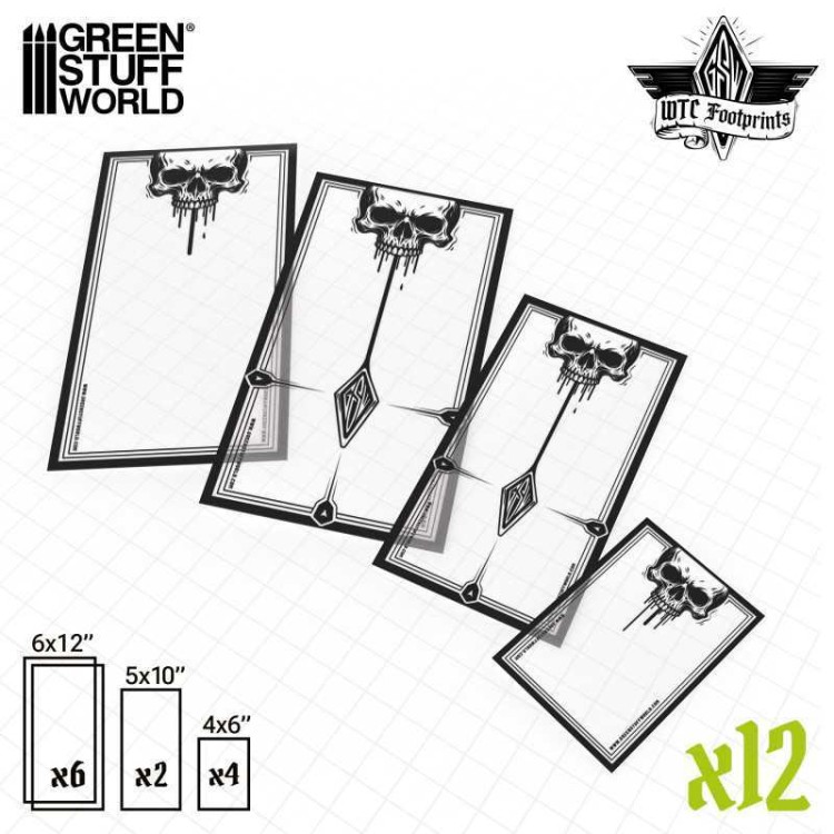 Skull Glasspack Footprints Wh40k compatible