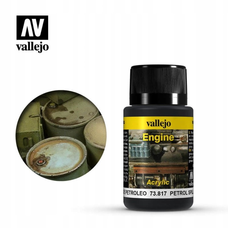 VALLEJO 73817 Weathering Effects 40 ml Petrol Spil