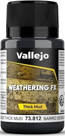 VALLEJO 73812 Weathering Effects 40 ml Black Thick