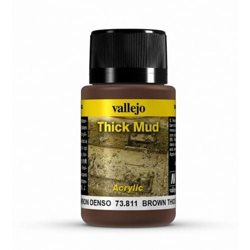 VALLEJO 73811 Weathering Effects 40 ml Brown Thick