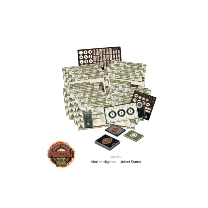 Achtung Panzer Card/Token Bundle: USA
