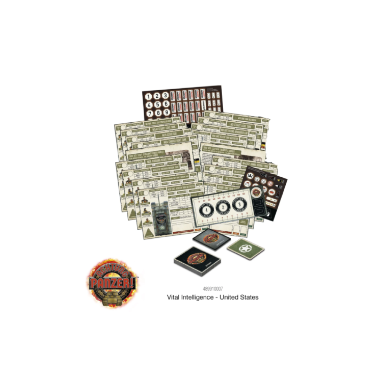 Achtung Panzer Card/Token Bundle: USA