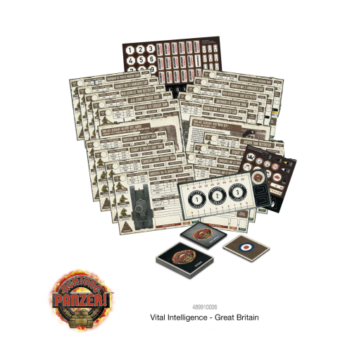 Achtung Panzer Card/Token Bundle: British