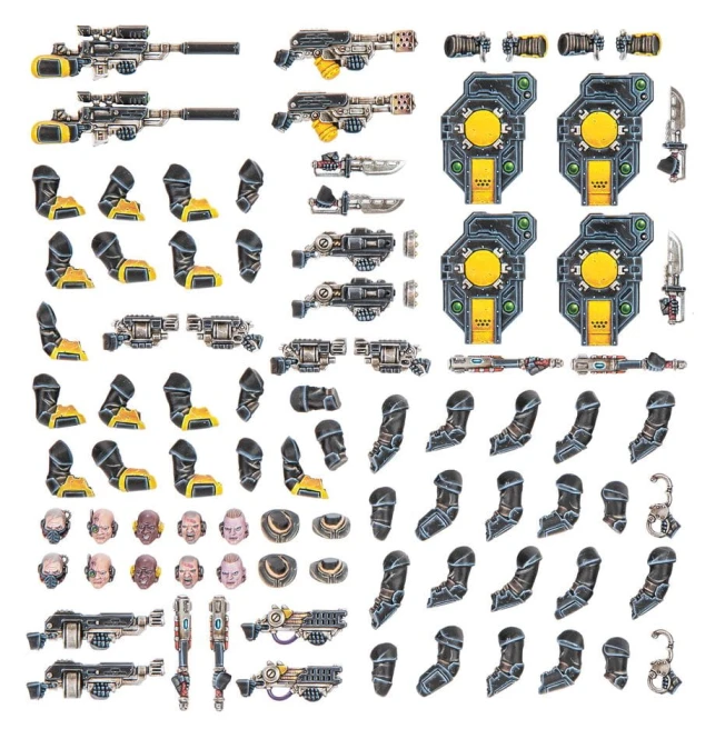 NECROMUNDA: ENFORCER WEAPONS & UPGRADES