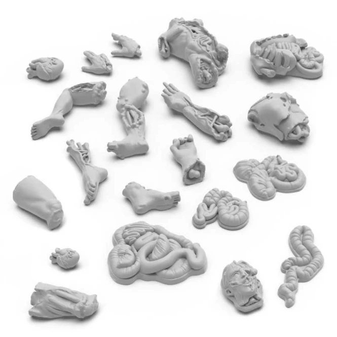 3D Printed - Dungeons & Fantasy - Severed Body Parts