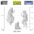 3D Printed - Dungeons & Fantasy - Dead Human Corpses 1:48
