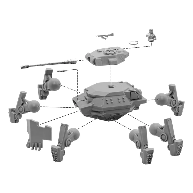 Wotan Heavy Panzermech Konflikt '47 Axis