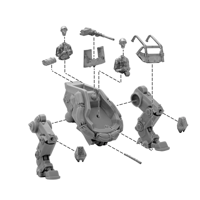 M3A2 Pondskater Scout Walker Konflikt '47 United States