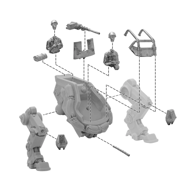 M3A2 Pondskater Scout Walker Konflikt '47 United States