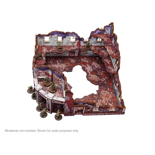 Pre-Painted WW2 Ostfront Stalingrad Univermag (Front Section)