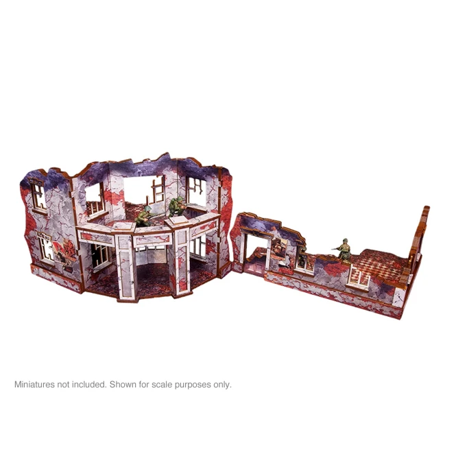 Pre-Painted WW2 Ostfront Stalingrad Univermag (Front Section)